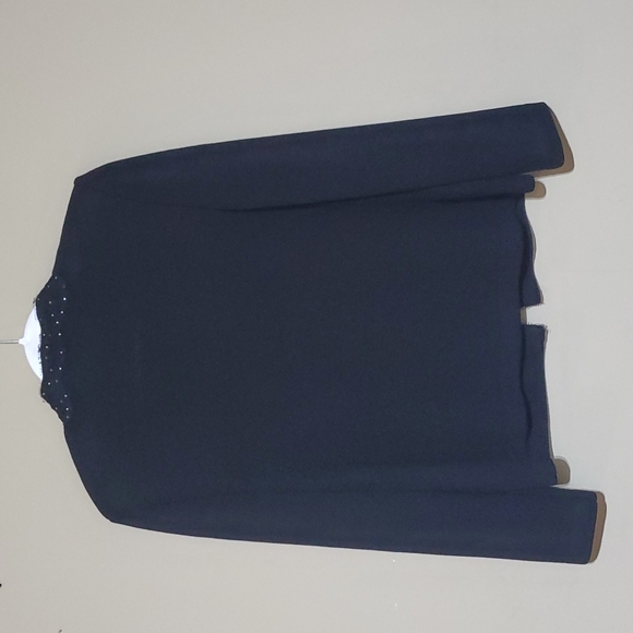 SOLD!! ST. JOHN EVENING Knit Lace Rhinestone Jacket - Size 8 - Picture 2 of 9